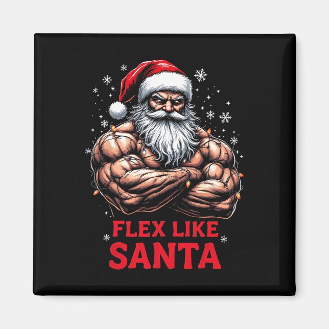Imã Flex Like Santa Claus Bodybuilding Gym Wo (Frente)