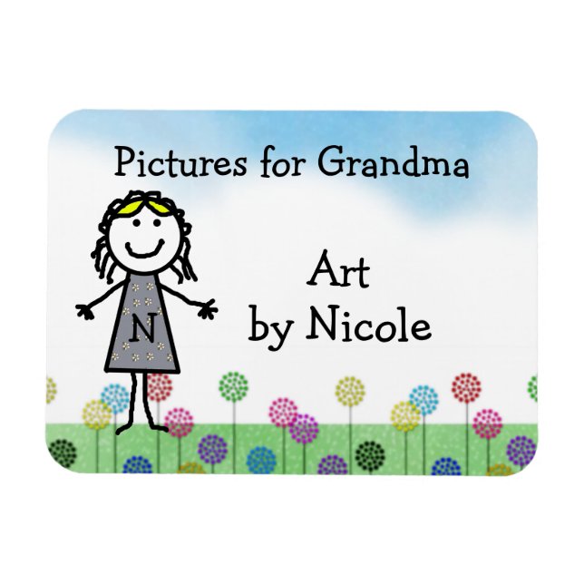 Ímã Flexi Mag Personalizado de Arranque de Criança Sti (Horizontal)