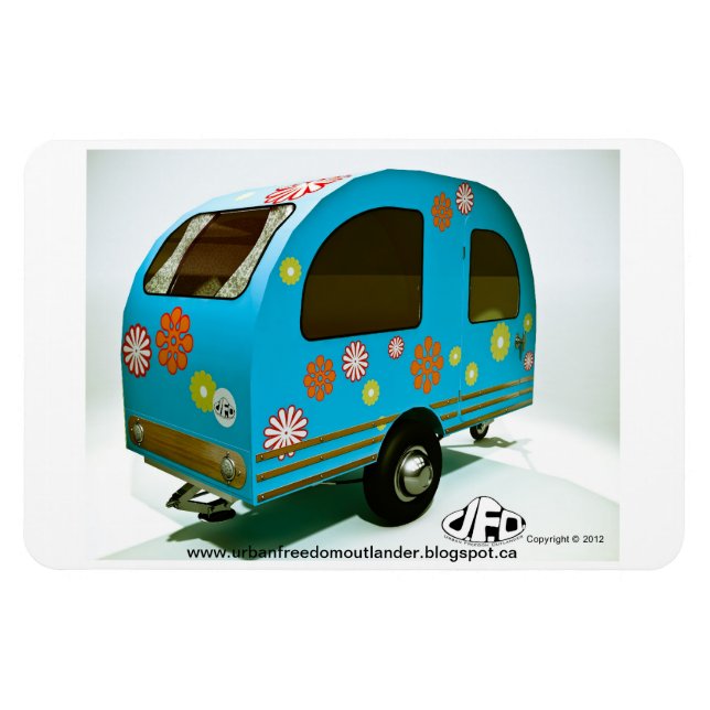 Ímã Flexi Premium do Mini Bike Camper (Horizontal)