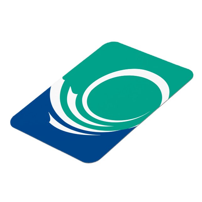 Ímã Flexible photo magnet with flag of Ottawa, Canada (Left Side)