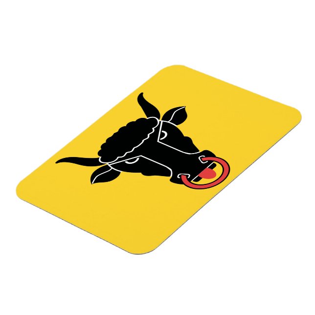 Ímã Flexible photo magnet with flag of Uri Canton (Left Side)