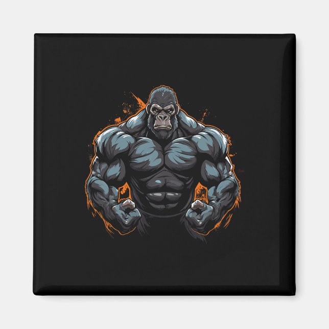 Imã Flexing de Gorila (Frente)