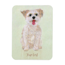 Ímã Flexível Cachorro Morkie Flexível