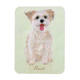 Ímã Flexível de Cachorro Morkie