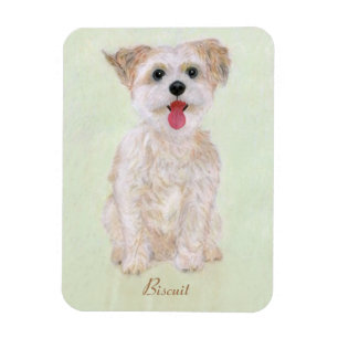 Ímã Flexível de Cachorro Morkie