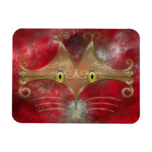 Ímã flexível de olhos de gato