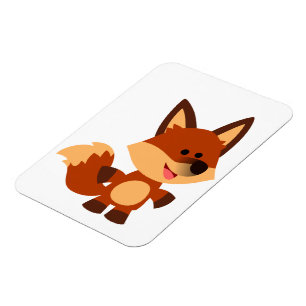 Ímã flexível do Fox dos desenhos animados