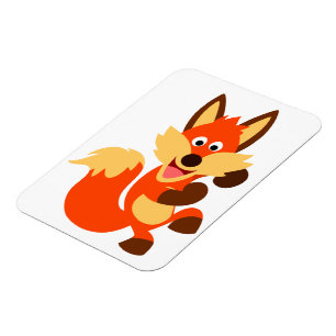 Ímã flexível do Fox dos desenhos animados bonit