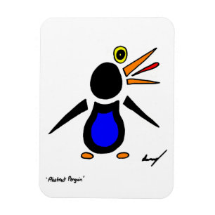 Ímã flexível do pinguim abstrato