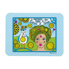 Ímã Flexível Felicidade 15x10cm