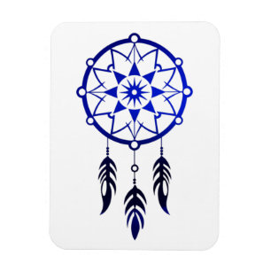 Ímã Flexível Filtro dos Sonhos Azul