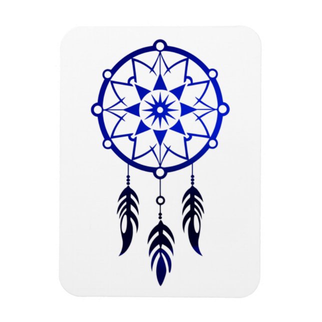 Ímã Flexível Filtro dos Sonhos Azul (Vertical)