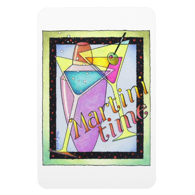 ÍMÃ FLEXÍVEL - HORA DO MARTINI (Vertical)