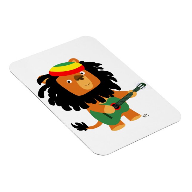 Ímã Flexível Leão de Sião Cartoon Fofo (Lado Direito)