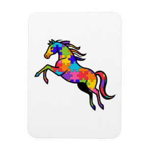 Ímã Flexível (Magnet) Quebra-Cabeça - Cavalo