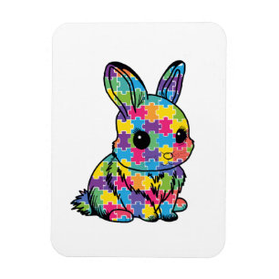 Ímã Flexível (Magnet) Quebra-Cabeça - Coelho