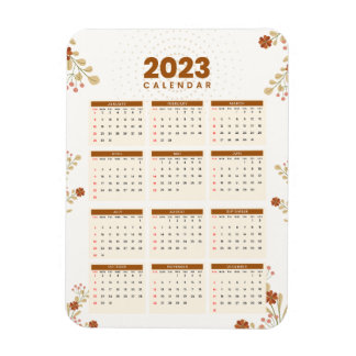 Ímã Flexível MINI CALENDAR 2023