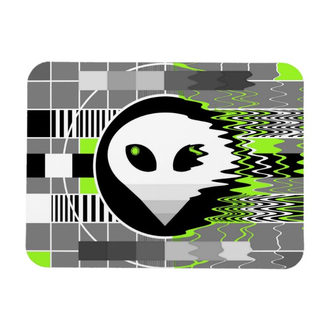 ímã flexível para TV alienígena (Horizontal)