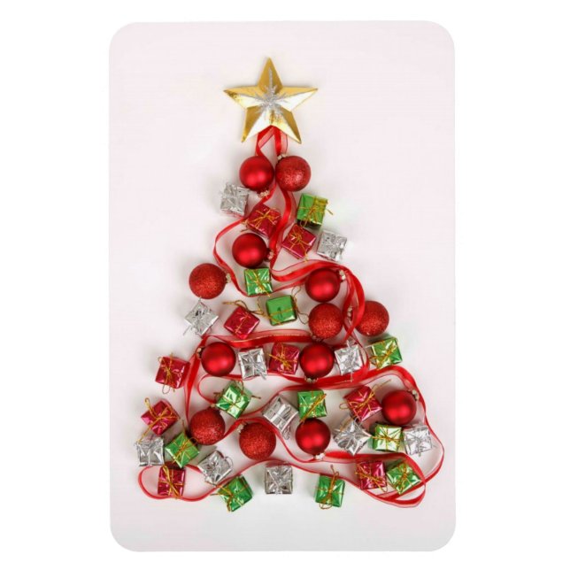 Ímã Flexível Premium de Árvore de Natal (Vertical)