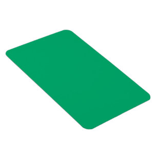 Ímã Flexível Verde Esmeralda Personalizado