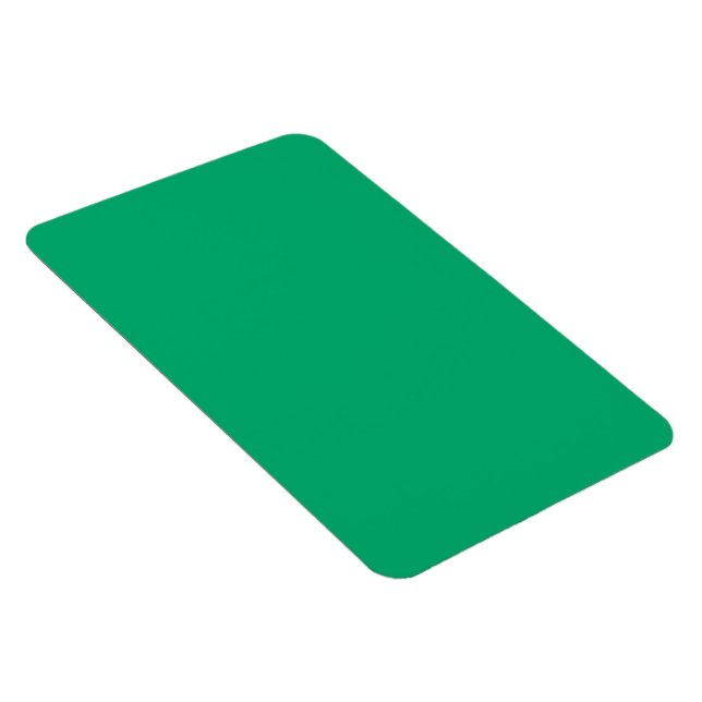 Ímã Flexível Verde Esmeralda Personalizado (Lado Direito)