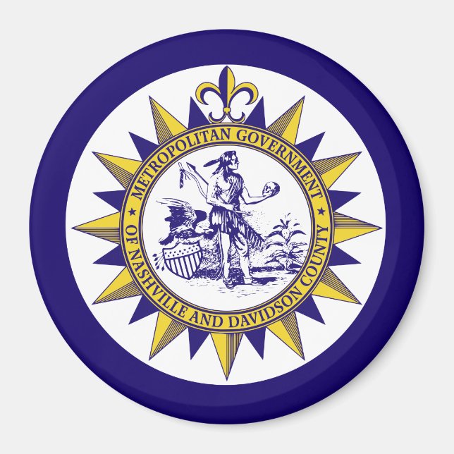 Imã FlFlag de Nashville, Tennessee (Frente)