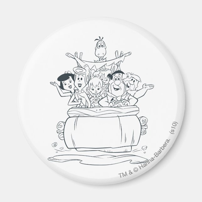 Imã Flintstones Families1 (Frente)