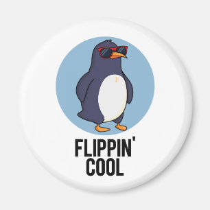 Imã Flippin Legal Funny Penguin Pun