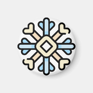 Imã floco de neve