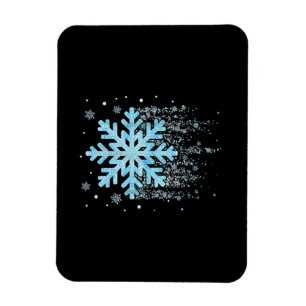 Ímã Floco de neve Floco de inverno Marcha de Natal Mul