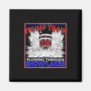 Imã Flocos De Neve Para O Presidente Trump! Comboio Ma