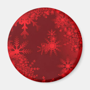 Imã Flocos de neve vermelhos