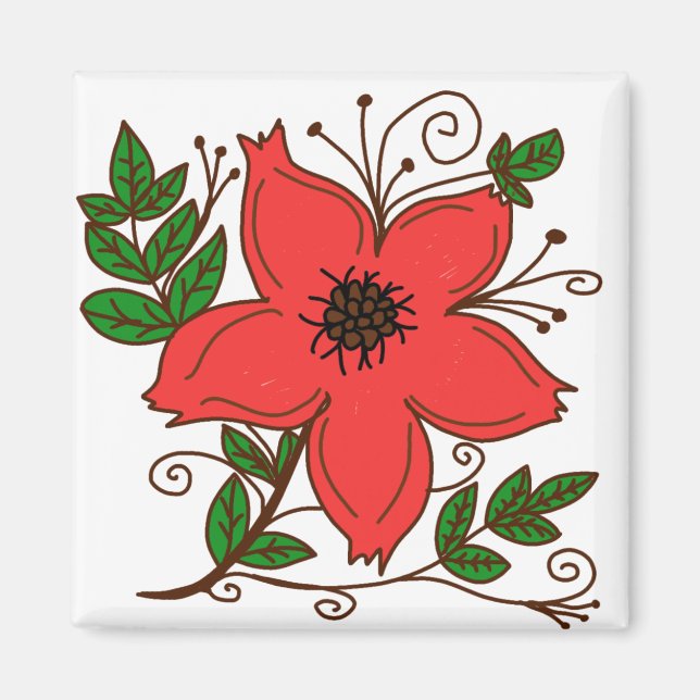Imã Flor (Frente)