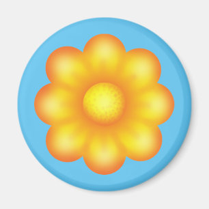 Imã Flor amarela bonito