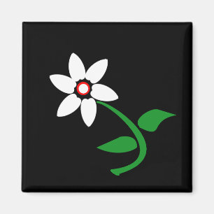 Imã Flor branca
