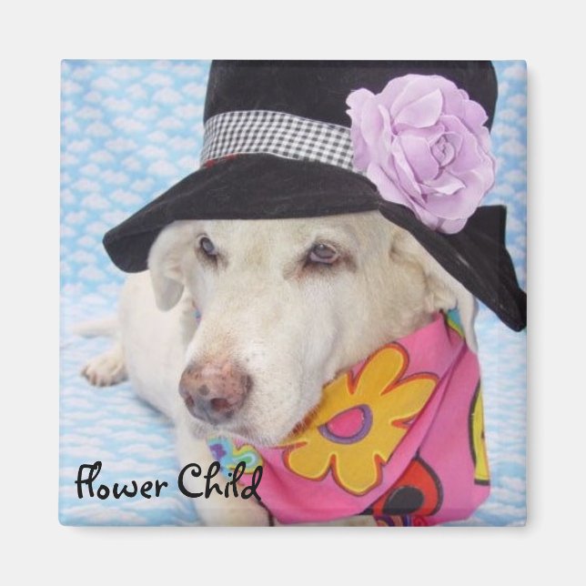 Imã Flor Child Myrtie Magnet (Frente)