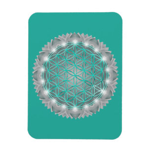 Ímã FLOR DA VIDA - Sagrado Geometrie Light 2