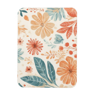 Ímã Flor de abstrato projetado