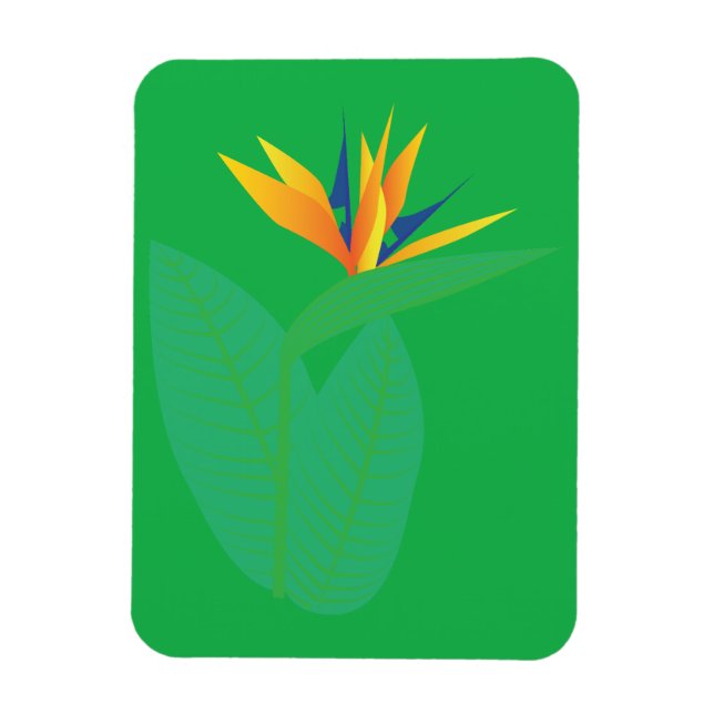 Ímã Flor de Ave do Paraíso (Vertical)