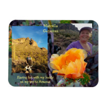 Flor de cactus de pera picante / Laranja / Arizona