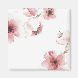 Imã Flor de cereja simples, mas elegante Magnet