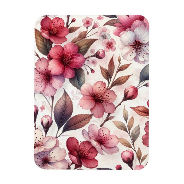Ímã Flor de Cerejeira (Vertical)