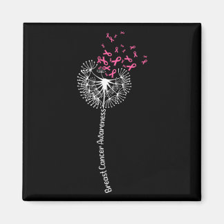 Imã Flor de Conscientização do Câncer de Mama Rosa Des