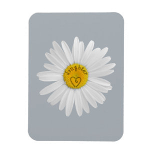 Ímã Flor De Daisy Para Arte Filha Personalizar O Fundo