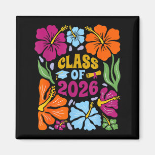 Imã Flor de Hibisco Graduada Senior da Turma de 2026