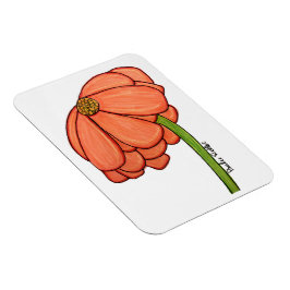 Ímã Flor de Laranja - Pensando em você...