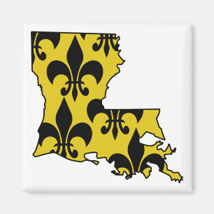 Imã Flor de lis de Louisiana