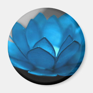 Imã Flor de Lotus Azul