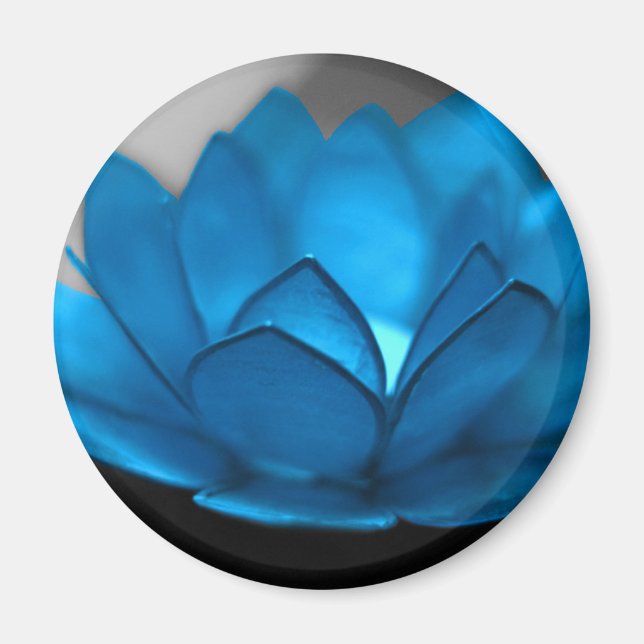 Imã Flor de Lotus Azul (Frente)