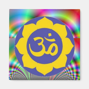 Imã flor de lótus - meditação do aum